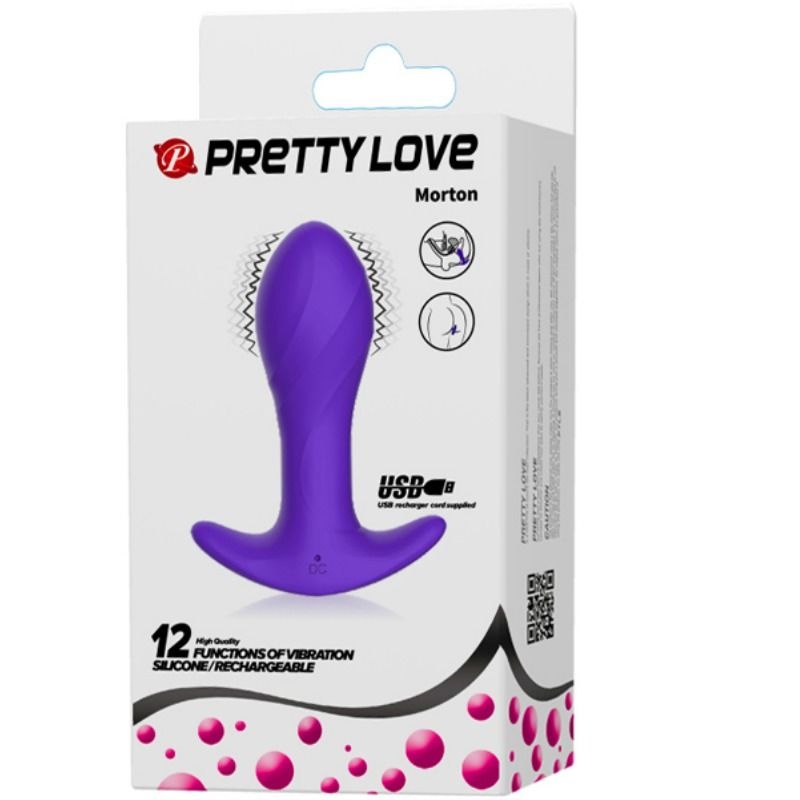 Butt Plug Pretty Love Morton con vibrazione lilla