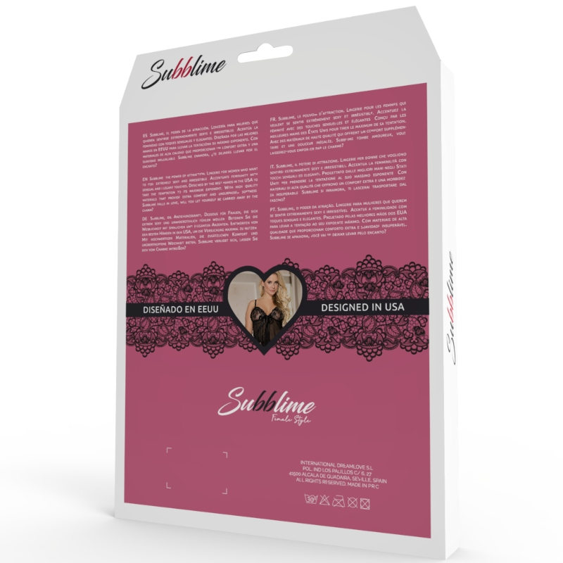 Pizzo subblime babydoll l / xl