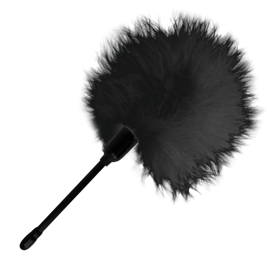 Plume noire obscurité 20cm