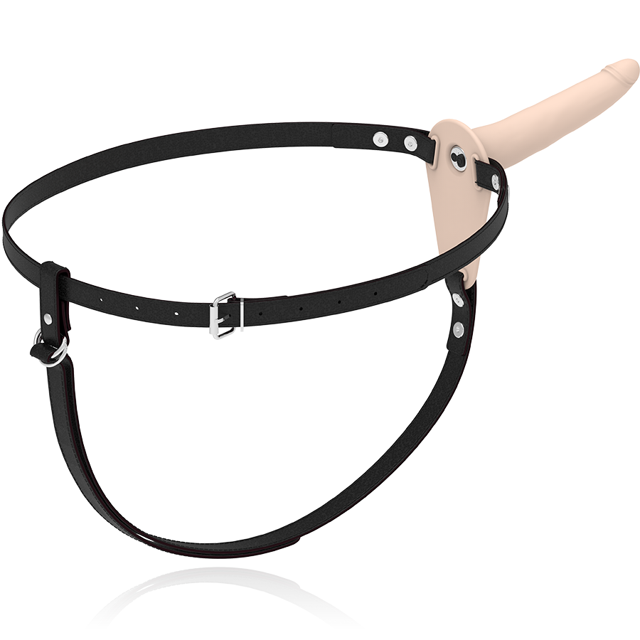 Strap-on dildo Fetish submissive carne con vibrazione 15cm