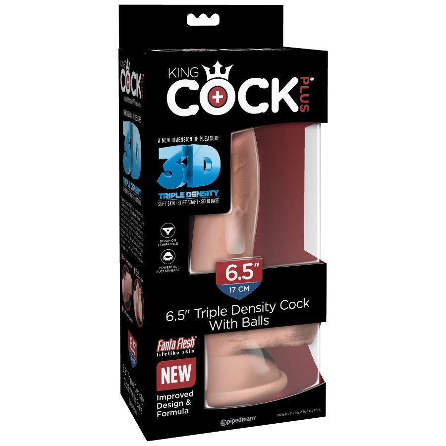 Kingcock dildo tripla densità 14 cm