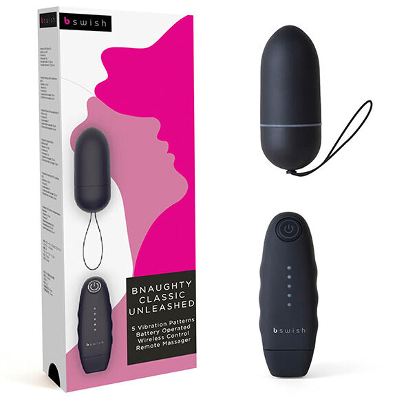 VIBRATORE PROIETTILE B SWISH BNAUGHTY CLASSIC UNLEASHED NERO