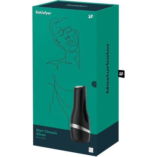 Masturbatore uomo Satisfyer classic silver