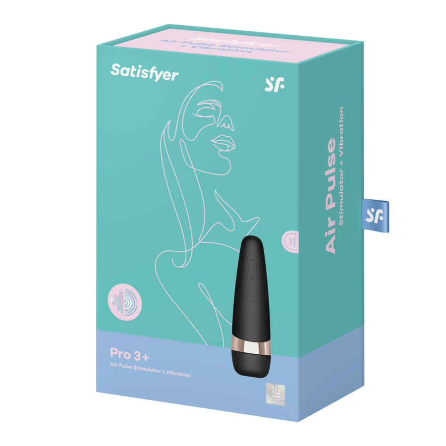 Succhia clitoride Satisfyer Pro 3 + Nero