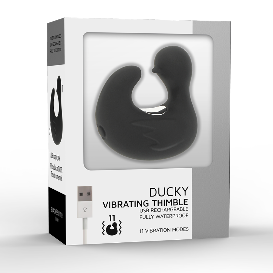 DEDAL DE SILICONA ESTIMULANTE DE PATO RECARGABLE DUCKYMANIA