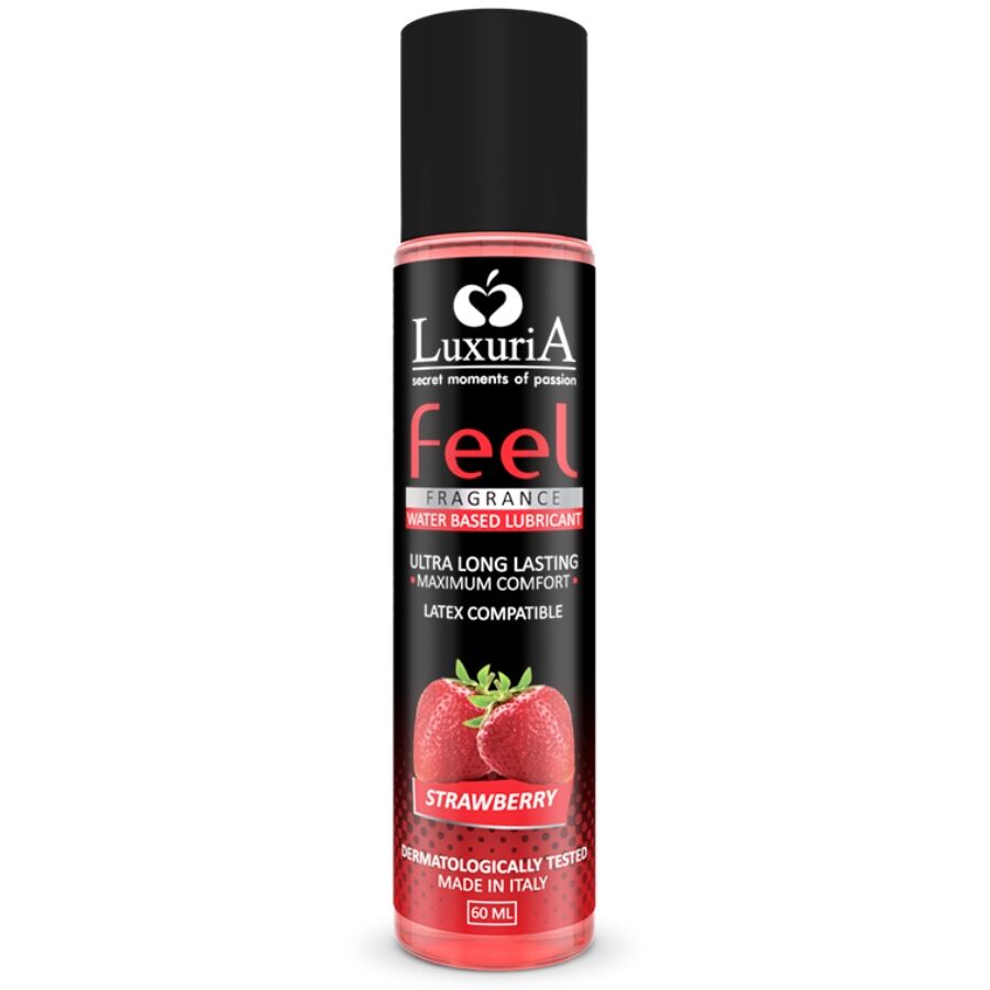Luxuria feel lubrificante all'acqua fragola 60 ml