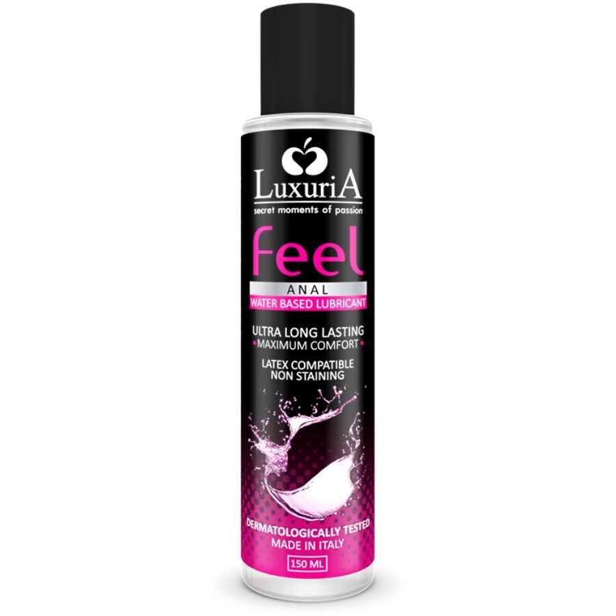Luxuria feel lubrificante anale a base di acqua 150 ml