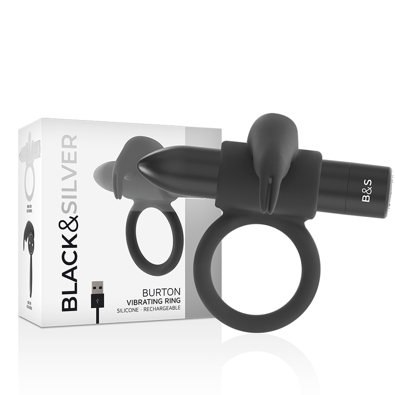 ANELLO BURTON 10 MODALITÀ DI VIBRAZIONE NERO