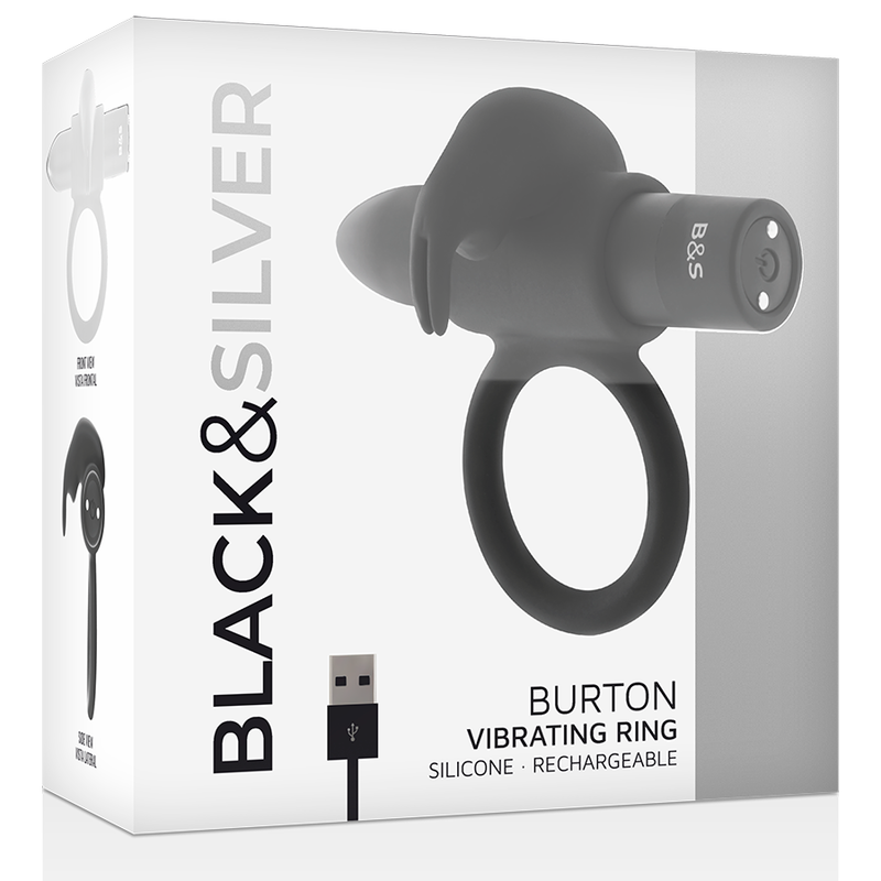 ANELLO BURTON 10 MODALITÀ DI VIBRAZIONE NERO