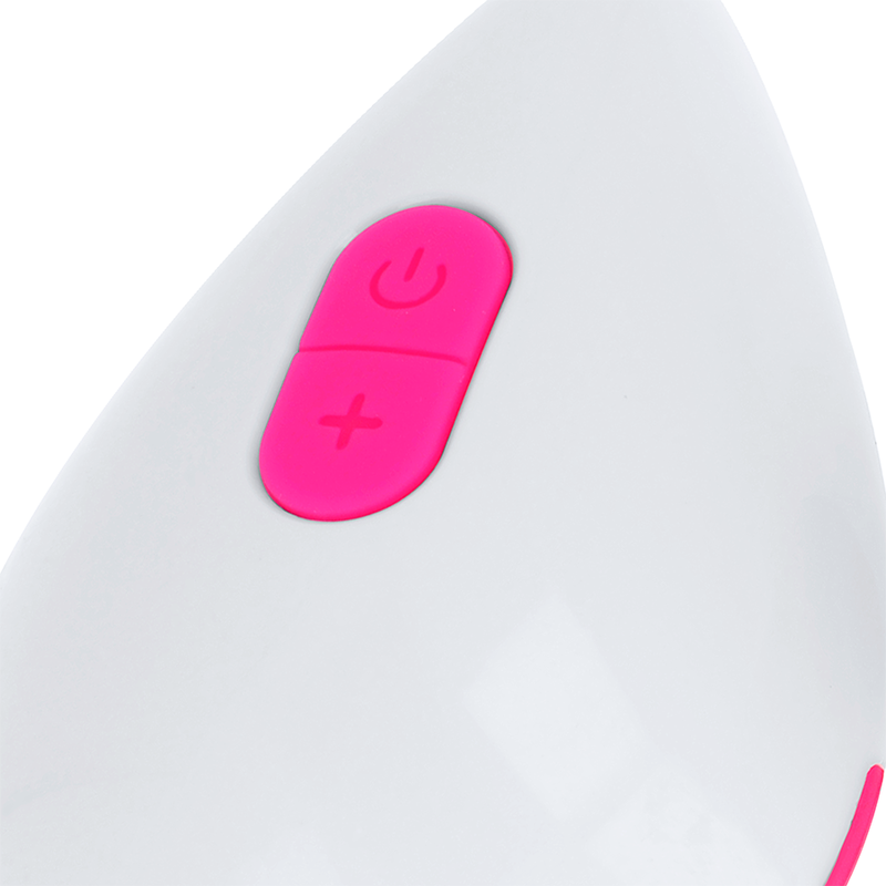 Ovetto vibrante - Ohmama telecomandato rosa e bianco