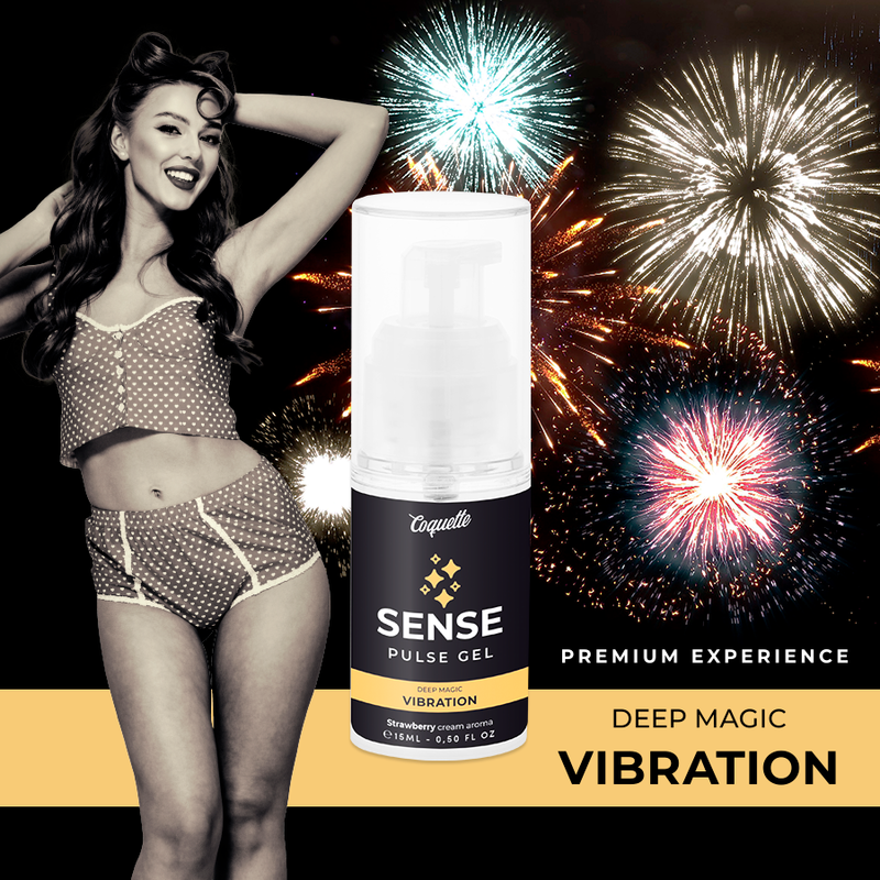 Coquette pulse gel fragola magic vibration premium 15ml