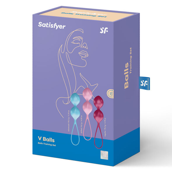 Pallina vaginali Satisfyer Set 3 di allenamento loveballs