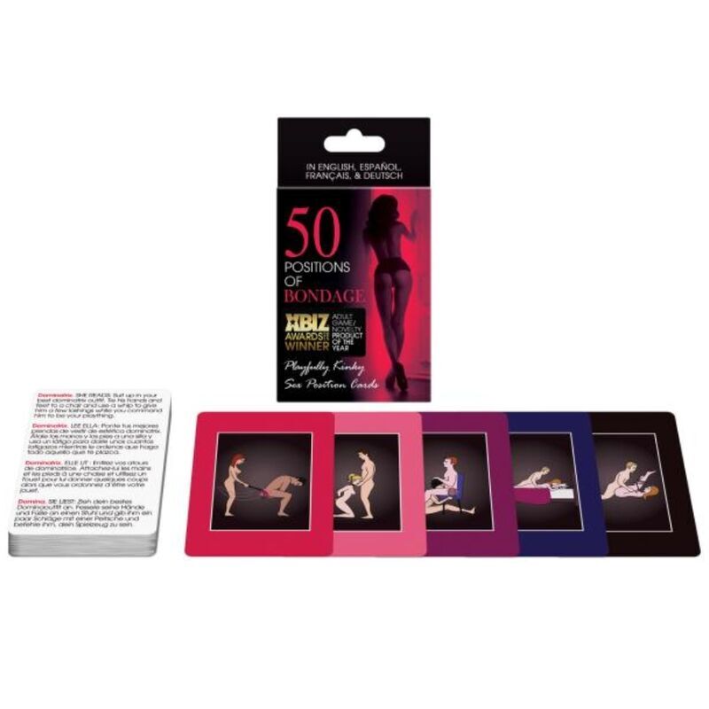 50 positions de cartes de bondage es / en / de / fr