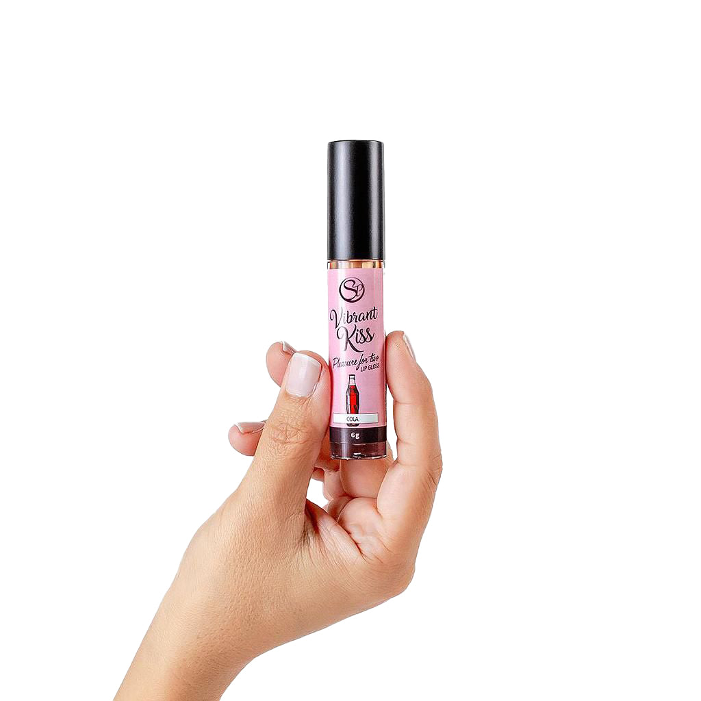 Brillo labial Sexo oral Beso vibrante Coca-Cola