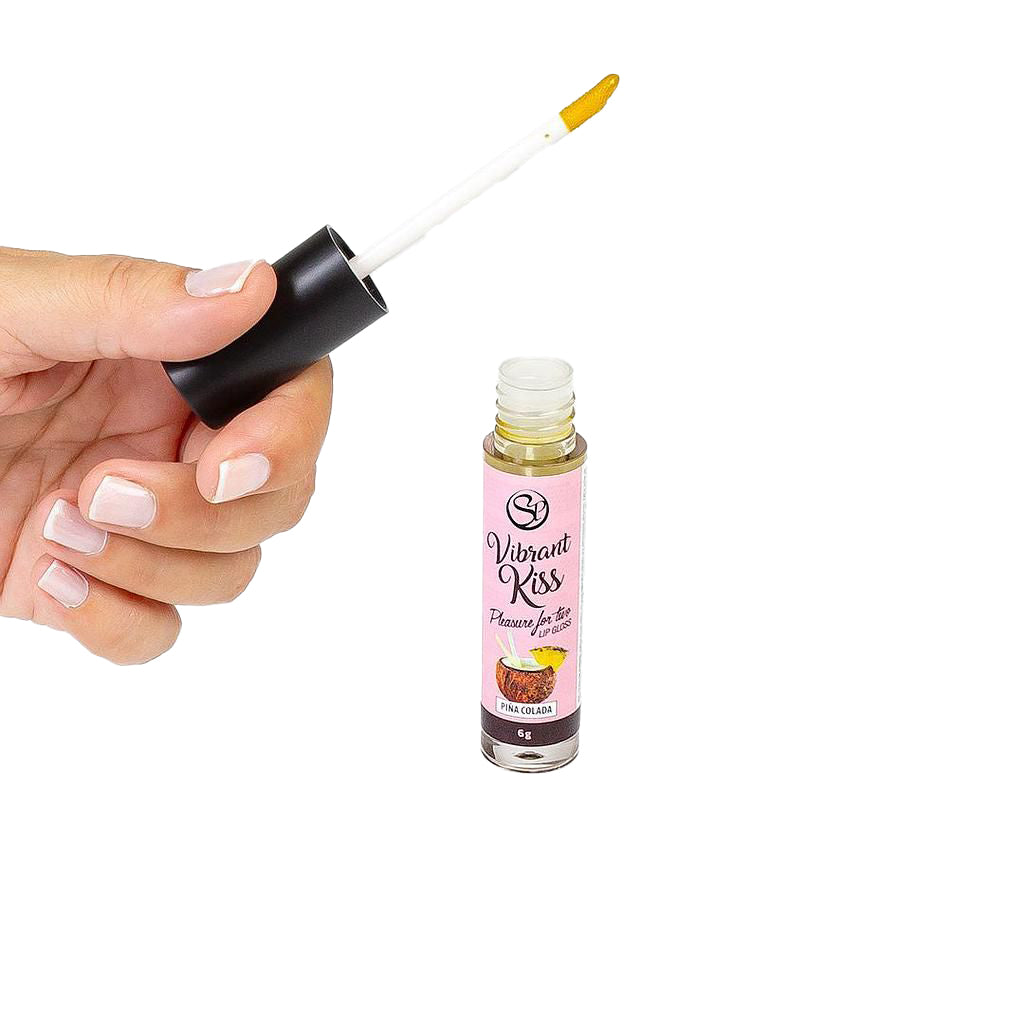 Brillo labial Sexo oral Beso vibrante Piña colada