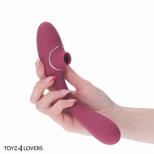 Aspirateur de clitoris en forme de rouge