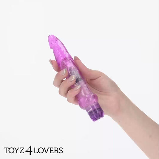 Vibromasseur réaliste Dazzly Glitter 18,5 cm