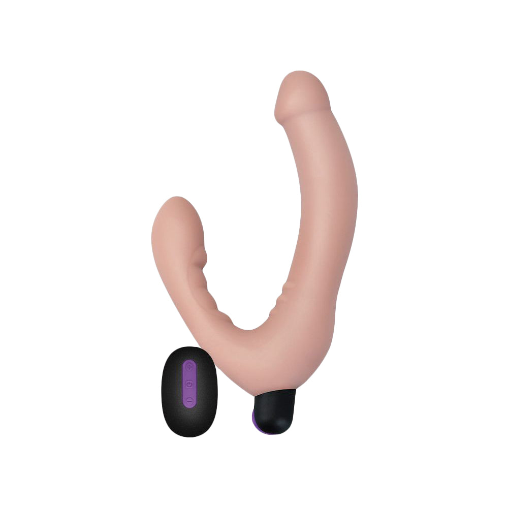 Vibrador con correa sin tirantes de 20,5 cm