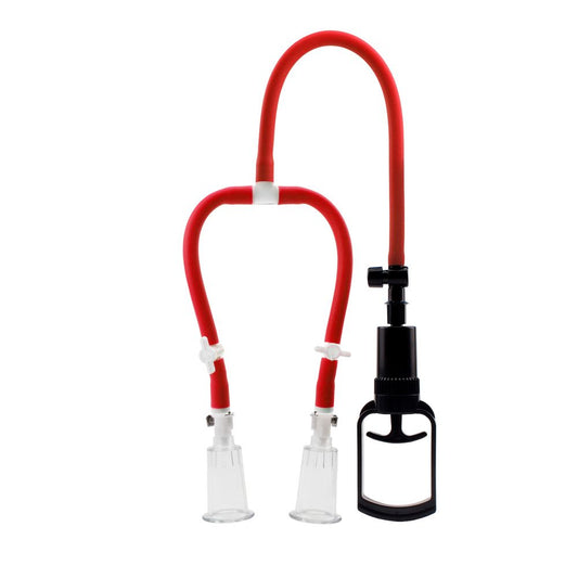 Bomba erectora de pezones con succionador de pezones