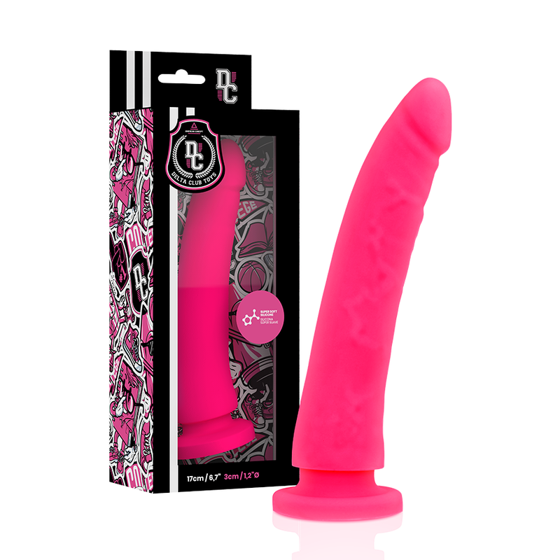 Gode-ceinture Delta Club rose 17 cm