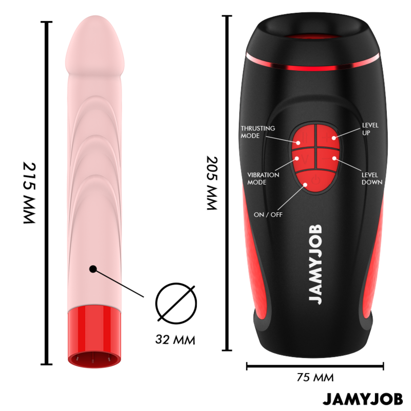 Pyston Base Masturbatore Automatico con Dildo Telecomando