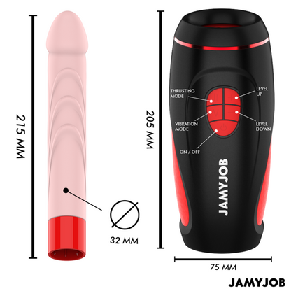 Pyston Base Masturbatore Automatico con Dildo Telecomando