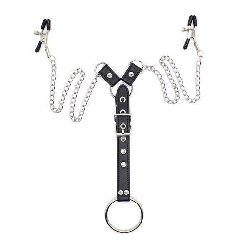 Pinzas para pezones y constrictor masculino de penitencia
