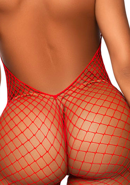 Traje rojo de corredor sexy