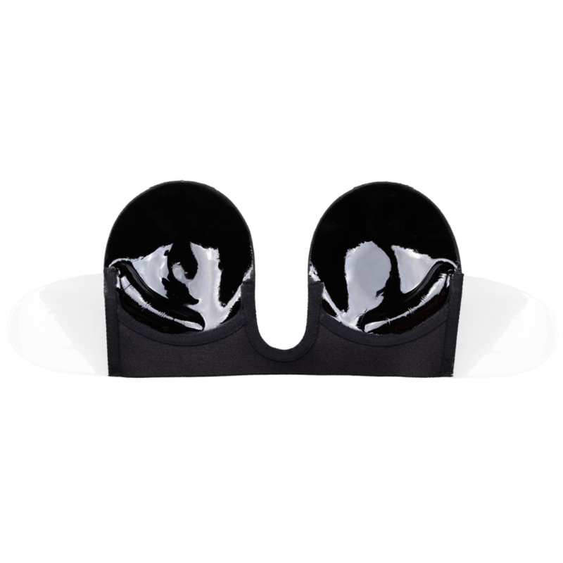 Reggiseno bye senza cuciture a u - nero taglia b