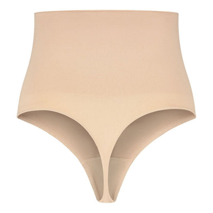 Bye bra seamless perizoma vita alta controllo medio - nero s