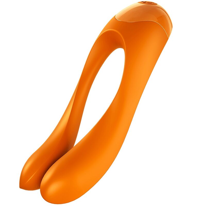 Vibromasseur clitoridien Satisfyer Candy Cane orange