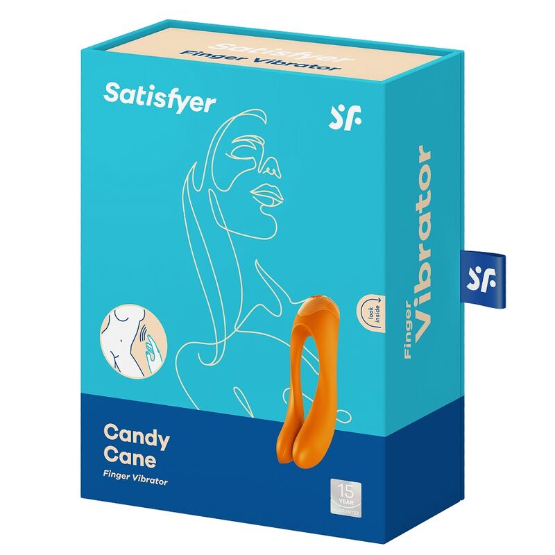 Vibromasseur clitoridien Satisfyer Candy Cane orange
