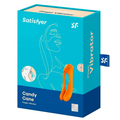 Vibromasseur clitoridien Satisfyer Candy Cane orange