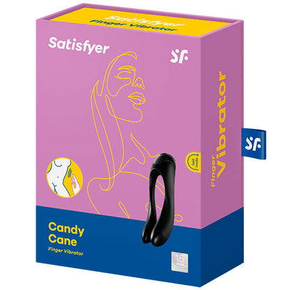 Vibratore clitoride Satisfyer Candy cane nero