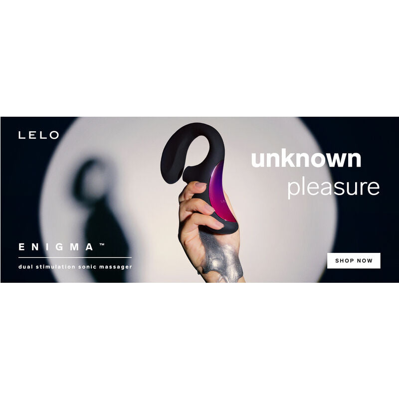 Lelo - enigma massaggiatore a doppia aspirazione rosa profonda
