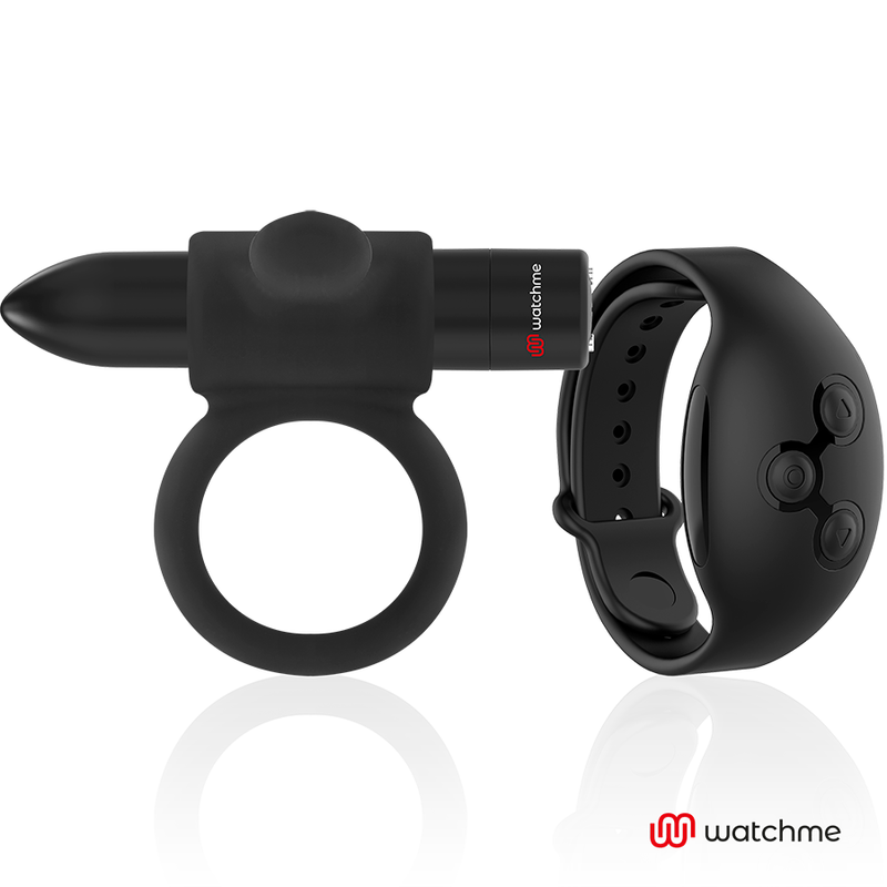 Black&silver - orologio cockring con telecomando cameronme