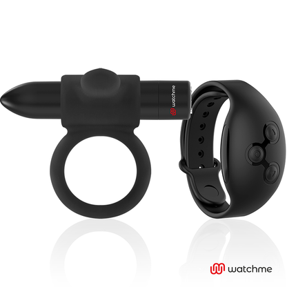 Black&silver - orologio cockring con telecomando cameronme