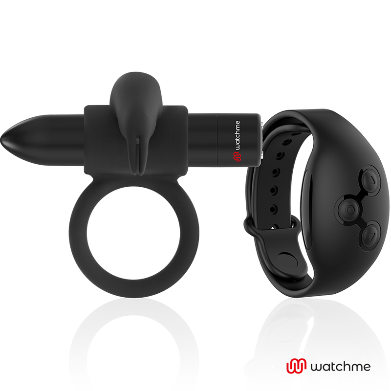 Black&silver - orologio cockring con telecomando burtonme