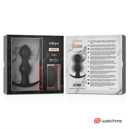 Ambiguo watchme telecomando spina vibratore anale tiberio