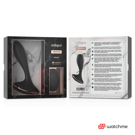 Ambiguo watchme remote control vibrator anal vernet