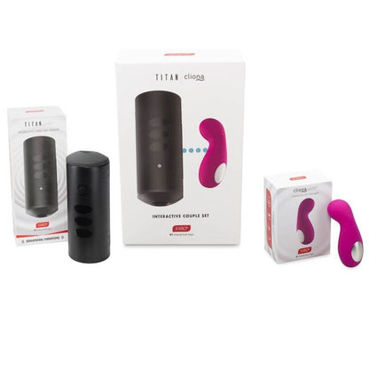 Masturbatore da uomo- Kiiroo titan e cliona set con vibrazione