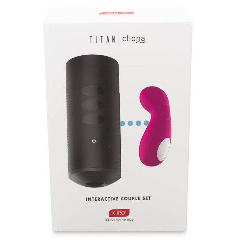 Masturbatore da uomo- Kiiroo titan e cliona set con vibrazione