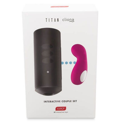 Masturbatore da uomo- Kiiroo titan e cliona set con vibrazione