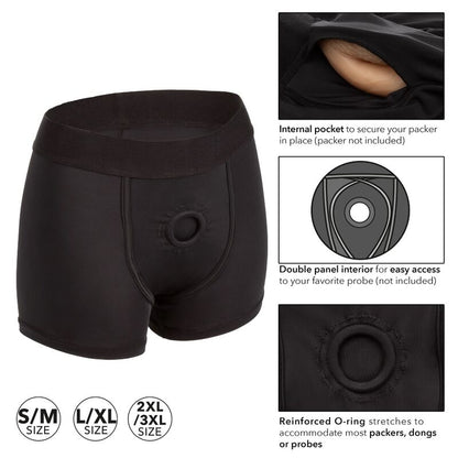 Harnais avec godemichet Calexotics Boundless Boxer l / xl