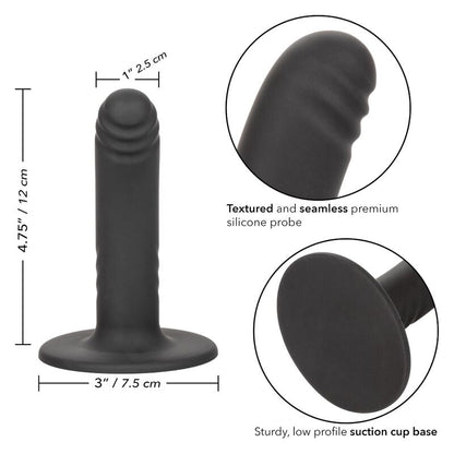 Dildo Calexotics boundless 12 cm nero con rilievi