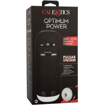Fonctions de vibration et d'aspiration du power stroker Calex