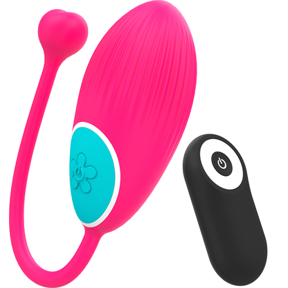 Ovetto vibrante - Happy loky ocian rosa/turchese con telecomando