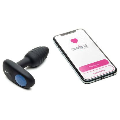 Anal toy vibrante Kiiroo lumen nero controllato da app