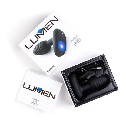 Anal toy vibrante Kiiroo lumen nero controllato da app