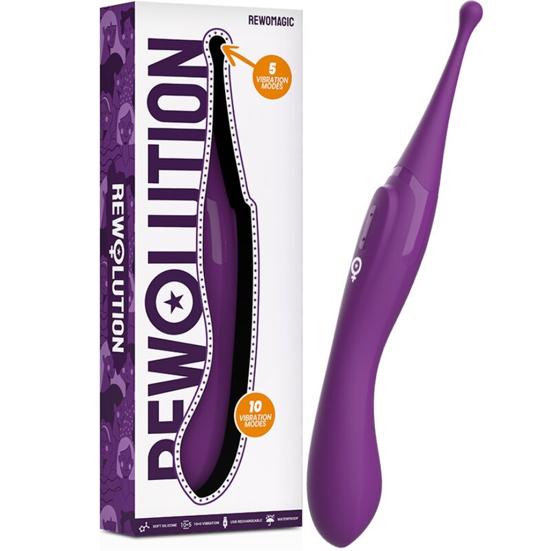 Vibratore clitoride Rewolution Rewomagic viola